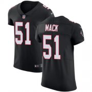 Wholesale Cheap Nike Falcons #51 Alex Mack Black Alternate Men's Stitched NFL Vapor Untouchable Elite Jersey