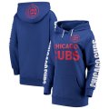 Wholesale Cheap Chicago Cubs G-III 4Her by Carl Banks Women's Extra Innings Pullover Hoodie Royal