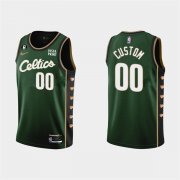 Wholesale Cheap Men's Boston Celtics Active Player Custom Green 2022-23 City Edition Stitched Basketball Jersey