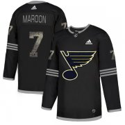 Wholesale Cheap Adidas Blues #7 Patrick Maroon Black Authentic Classic Stitched NHL Jersey