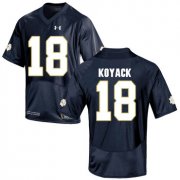 Wholesale Cheap Notre Dame Fighting Irish 18 Ben Koyack Navy College Football Jersey