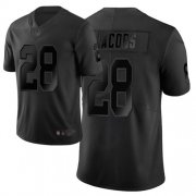 Wholesale Cheap Nike Raiders #28 Josh Jacobs Black Men's Stitched NFL Limited City Edition Jersey