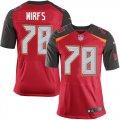 Wholesale Cheap Nike Buccaneers #78 Tristan Wirfs Red Team Color Men's Stitched NFL Vapor Untouchable Elite Jersey