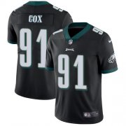 Wholesale Cheap Nike Eagles #91 Fletcher Cox Black Alternate Men's Stitched NFL Vapor Untouchable Limited Jersey