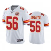 Wholesale Cheap Men's Kansas City Chiefs #56 George Karlaftis White Vapor Untouchable Limited Stitched Football Jersey