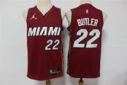 Wholesale Cheap Men's Miami Heat #22 Jimmy Butler Red Jordan 75th Anniversary Diamond 2021 Stitched Jersey