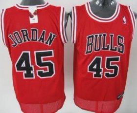 Wholesale Cheap Chicago Bulls #45 Michael Jordan Red Swingman Jersey
