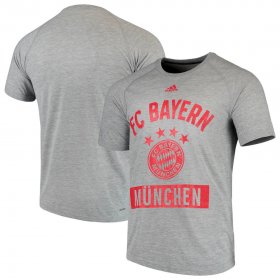Wholesale Cheap Bayern Munich adidas Ultimate Pass T-Shirt Heathered Gray
