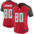 Wholesale Cheap Nike Buccaneers #80 O. J. Howard Red Team Color Women's Stitched NFL Vapor Untouchable Limited Jersey