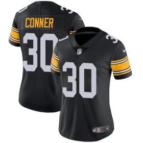 Wholesale Cheap Nike Steelers #30 James Conner Black Alternate Women\'s Stitched NFL Vapor Untouchable Limited Jersey