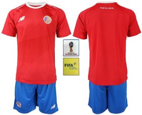Wholesale Cheap Costa Rica Blank Home Soccer Country Jersey