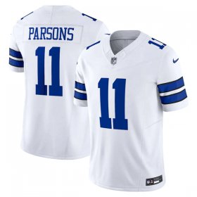 Men\'s Dallas Cowboys #11 Micah Parsons White 2023 F.U.S.E. Limited Stitched Football Nike Jersey