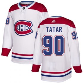 Wholesale Cheap Adidas Canadiens #90 Tomas Tatar White Authentic Stitched Youth NHL Jersey