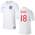 Wholesale Cheap England #18 Young Home Thai Version Soccer Country Jersey