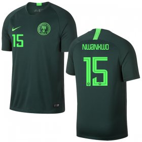Wholesale Cheap Nigeria #15 Nwankwo Away Soccer Country Jersey