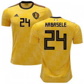 Wholesale Cheap Belgium #24 Kabasele Away Kid Soccer Country Jersey