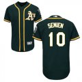 Wholesale Cheap Athletics #10 Marcus Semien Green Flexbase Authentic Collection Stitched MLB Jersey
