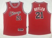 Wholesale Cheap Men's Chicago Bulls #21 Jimmy Butler Revolution 30 Swingman 2015-16 Retro Red Jersey