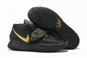 Wholesale Cheap Nike Kyrie 6 Men Shoes Black Gold