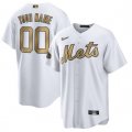 Wholesale Cheap Men's New York Mets Active Player Custom White 2022 All-Star Cool Base Stitched Baseball Jersey