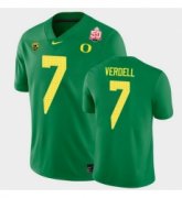Wholesale Cheap Men Oregon Ducks Cj Verdell 2021 Fiesta Bowl Green Game Jersey 0A