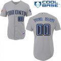 Wholesale Cheap Blue Jays Authentic Grey Cool Base MLB Jersey (S-3XL)