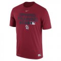 Wholesale Cheap Men's St.Louis Cardinals Nike Red Authentic Collection Legend Team Issue Performance T-Shirt