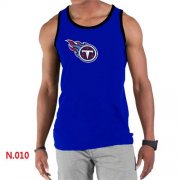 Wholesale Cheap Men's Nike NFL Tennessee Titans Sideline Legend Authentic Logo Tank Top Blue