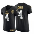 Wholesale Cheap Las Vegas Raiders #4 Derek Carr Men's Nike Black Edition Vapor Untouchable Elite NFL Jersey
