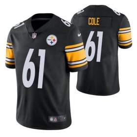 Wholesale Cheap Men\'s Pittsburgh Steelers #61 Mason Cole Black Vapor Untouchable Limited Stitched Jersey