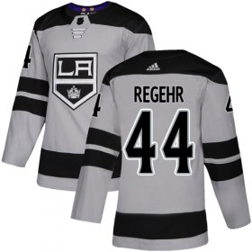 Wholesale Cheap Adidas Kings #44 Robyn Regehr Gray Alternate Authentic Stitched NHL Jersey