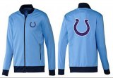Wholesale Cheap NFL Indianapolis Colts Team Logo Jacket Light Blue_1