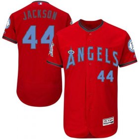 Wholesale Cheap Angels of Anaheim #44 Reggie Jackson Red Flexbase Authentic Collection Father\'s Day Stitched MLB Jersey