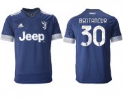 Wholesale Cheap Men 2020-2021 club Juventus away aaa version 30 blue Soccer Jerseys