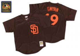 Wholesale Cheap Mitchell And Ness 1985 Padres #19 Tony Gwynn Brown Throwback Stitched MLB Jersey