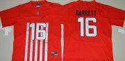 Wholesale Cheap Men's Ohio State Buckeyes #16 J.T. Barrett Red Elite Stitched College Football 2016 Nike NCAA Jersey
