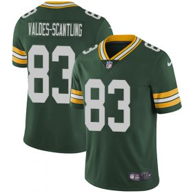 Wholesale Cheap Nike Packers #83 Marquez Valdes-Scantling Green Team Color Men\'s Stitched NFL Vapor Untouchable Limited Jersey
