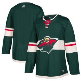 Wholesale Cheap Adidas Wild Blank Green Home Authentic Stitched NHL Jersey