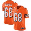Wholesale Cheap Nike Bears #68 James Daniels Orange Men's Stitched NFL Limited Rush Jersey