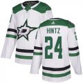Cheap Adidas Stars #24 Roope Hintz White Road Authentic Youth Stitched NHL Jersey