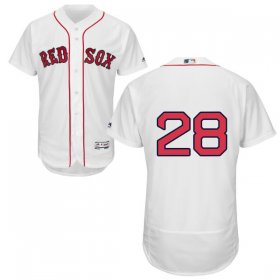 Wholesale Cheap Red Sox #28 J. D. Martinez White Flexbase Authentic Collection Stitched MLB Jersey