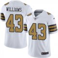 Wholesale Cheap Nike Saints #43 Marcus Williams White Men's Stitched NFL Limited Rush Jersey