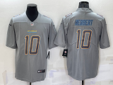 Wholesale Cheap Men's Los Angeles Chargers #10 Justin Herbert Grey Atmosphere Fashion 2022 Vapor Untouchable Stitched Nike Limited Jersey