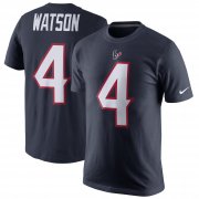 Wholesale Cheap Houston Texans #4 Deshaun Watson Nike Player Pride Name & Number T-Shirt Navy