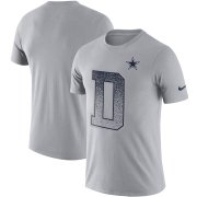 Wholesale Cheap Dallas Cowboys Nike Local Verbiage Performance T-Shirt Heathered Gray