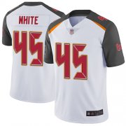 Wholesale Cheap Nike Buccaneers #45 Devin White White Men's Stitched NFL Vapor Untouchable Limited Jersey