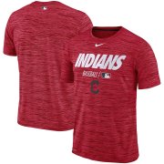 Wholesale Cheap Cleveland Indians Nike Authentic Collection Velocity Team Issue Performance T-Shirt Red