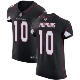 Wholesale Cheap Nike Cardinals #10 DeAndre Hopkins Black Alternate Men\'s Stitched NFL New Elite Jersey