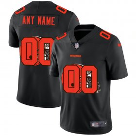 Wholesale Cheap Cleveland Browns Custom Men\'s Nike Team Logo Dual Overlap Limited NFL Jersey Black
