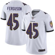 Wholesale Cheap Nike Ravens #45 Jaylon Ferguson White Men's Stitched NFL Vapor Untouchable Limited Jersey